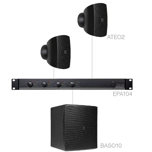 Audac-Subli2.3E-B-Sistem-de-Sonorizare Audac Subli2.3E B Sistem de Sonorizare