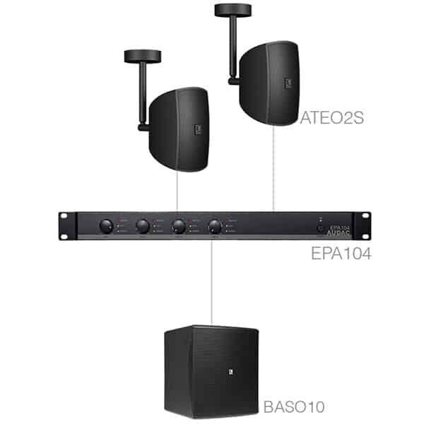 Audac-Subli2.3EC-B-Sistem-de-Sonorizare Audac Subli2.3EC B Sistem de Sonorizare