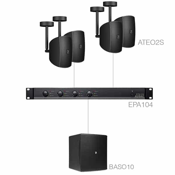 Audac-Subli2.5EC-B-Sistem-de-Sonorizare Audac Subli2.5EC B Sistem de Sonorizare