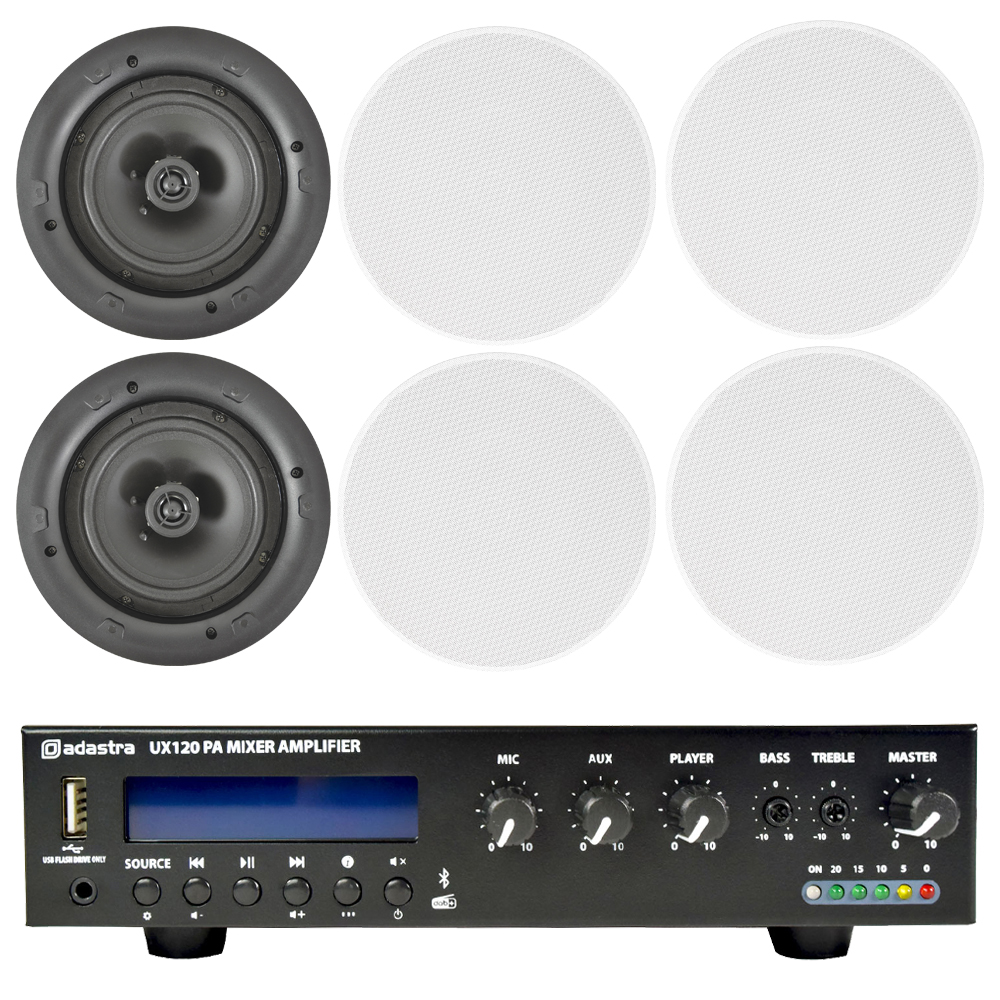 Sistem audio Premium Tavan Cafe-Restaurant Resolution8 Set sonorizare incastrabil Chillout-5 Ceiling USB/BT Premium