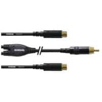 Cablu adaptor RCA Tata 2xRCA Mama Cordial CFY 0.3 CEE