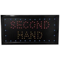 reclama luminoasa second hand