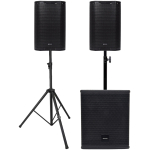 Sistem 2.1 portabil Citronic CASA-8 Basic Stands Bundle