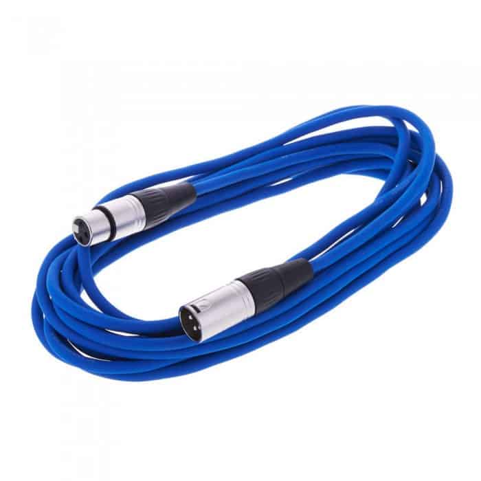 sssnakeSM6BL-700x700 Cablu microfon XLR 6 m albastru