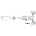 Cordial CFY 1.8 WFF, cablu adaptor, jack 3.5 stereo tata - 2x XLR 3p mama - imagine 3