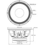 P-audio EM12-LB300, Difuzor Woofer 12 inch - imagine 8