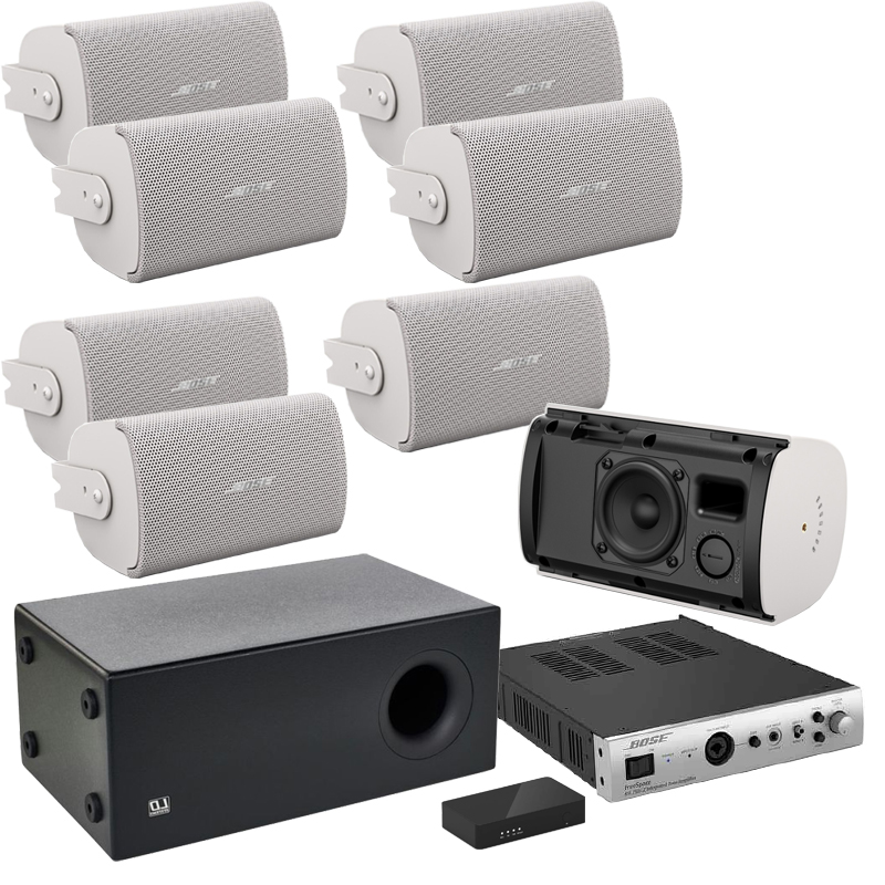 set-bose-subwoofer-2 Bose Professional Freespace FS2SE White + LD Subwoofer – Sistem Restaurant