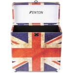 Cutie pentru discuri vinil RC30, maro închis, 12", Fenton - imagine 4