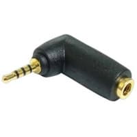 Adaptor mufa Jack 2.5mm la 3.5mm - 4 contacte, unghi 90 grade