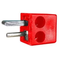 Mufa DIN 2 pini rosu