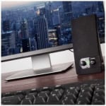 Boxe calculator multimedia 2.0 3.5mm silver/negru 2x2W SB150, NGS - imagine 3