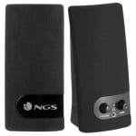 Boxe calculator multimedia 2.0 3.5mm silver/negru 2x2W SB150, NGS - imagine 2