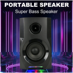 Boxa portabila Lemn BLUETOOTH V5.0 TWS 2