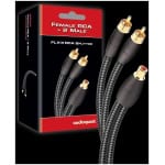 Cablu 2 RCA 1 RCA Splitter Audioquest F22M-FLX-X, 15cm - imagine 2