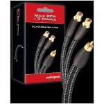 Splitter 1xRCA tata la 2xRCA mama Audioquest M22F-FLXX, 15cm