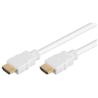 Cablu HDMI alb cu Ethernet 4K Ultra HD 2160p