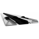 Plinta mascare cabluri Aluminiu Multibrackets 2155, ALB - imagine 3