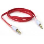 Cablu audio stereo plat Jack de la 3,5 mm