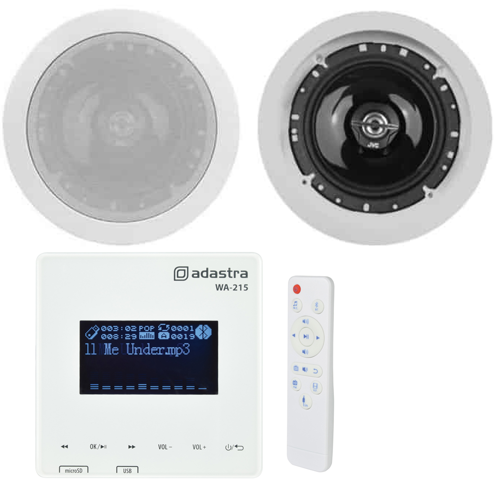 boxe-tavan-cu-amplificator Boxe tavan cu amplificator bluetooth Incastrabil JVC Wall Bundle 1