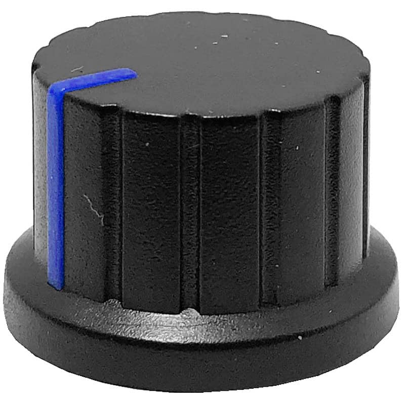 57266-buton-plastic-albastru-16x24mm Buton Volum plastic Negru-albastru