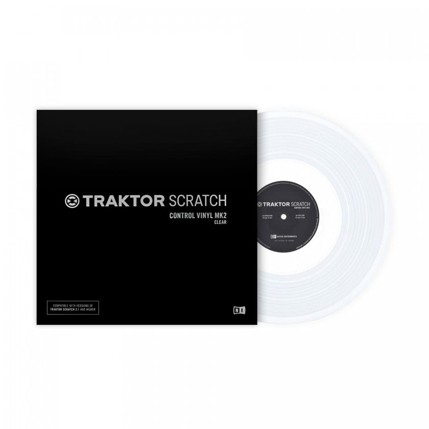 clear-logo Vinyl timecode Traktor Native Instruments MK2 Clear