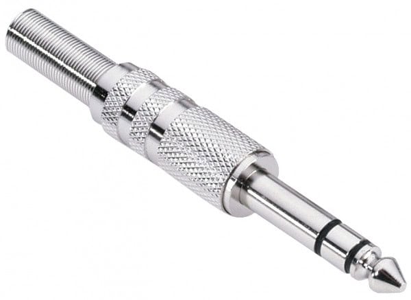 mufa-jack-trs Conector Jack TRS 1/4 metal