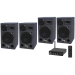 Set boxe profesionale cu amplificator Noiz Retro Box - A20 Bundle