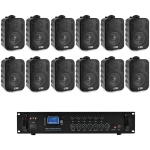 Sistem 12 boxe exterior negre