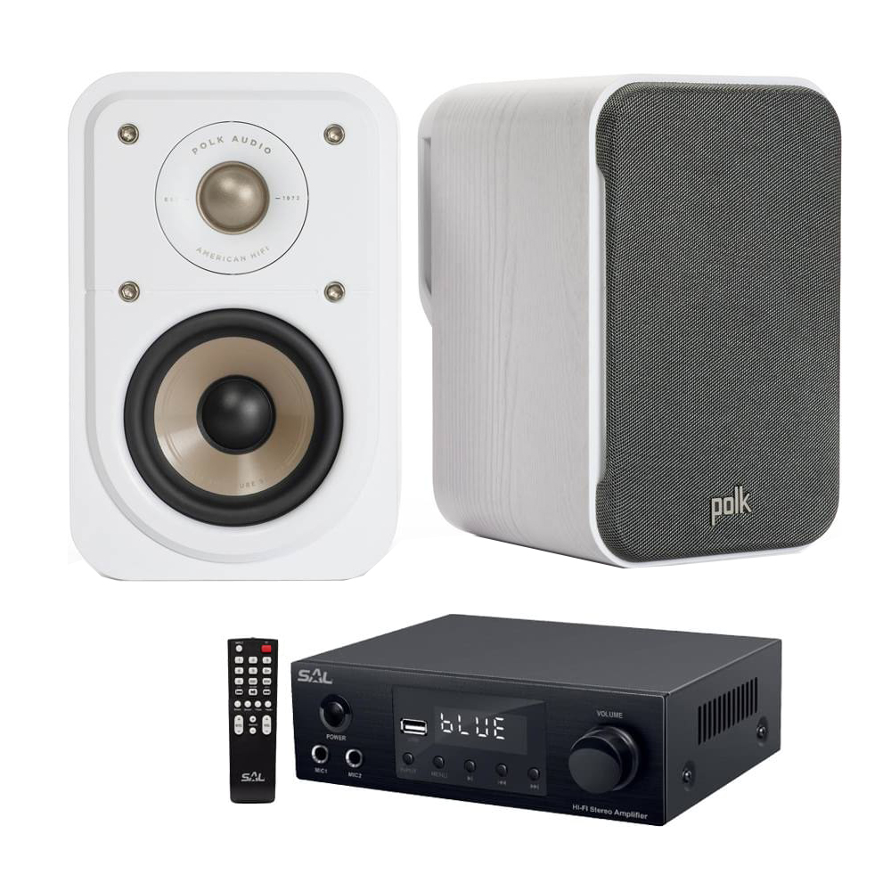 sistem-stereo Sistem boxe stereo Polk Signature Elite ES10 WHITE + Receiver