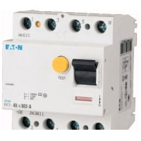 Siguranta automata diferentiala pura Eaton 4P 25A, 30mA, PF7-25/4/003