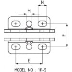 CLEMA DE FIXARE CU ACTIONARE ORIZONTALA 111 - imagine 4