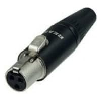 Conector mini xlr - 3 pini REAN RT3FC-B