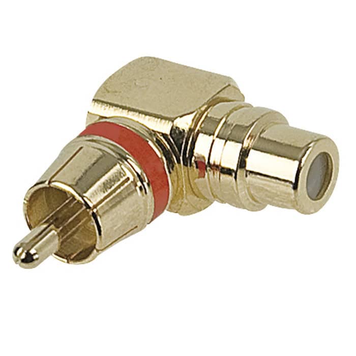fla16_37 Adaptor RCA cot 90 grade