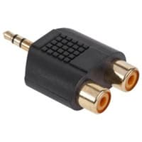 Adaptor audio 2 RCA - Jack 3.5 mm