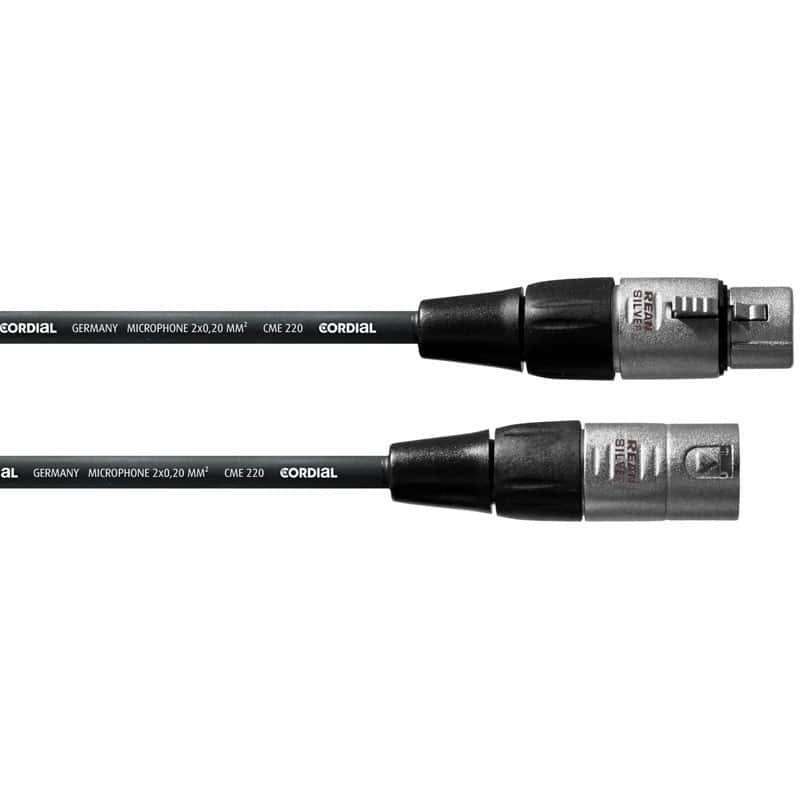 cablu-microfon-cordial-cfm-0-5-fm Cablu XLR 50 cm Cordial CFM0.5FM BK