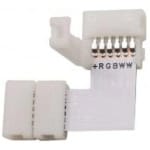 Conector banda Led 90 grade RGB