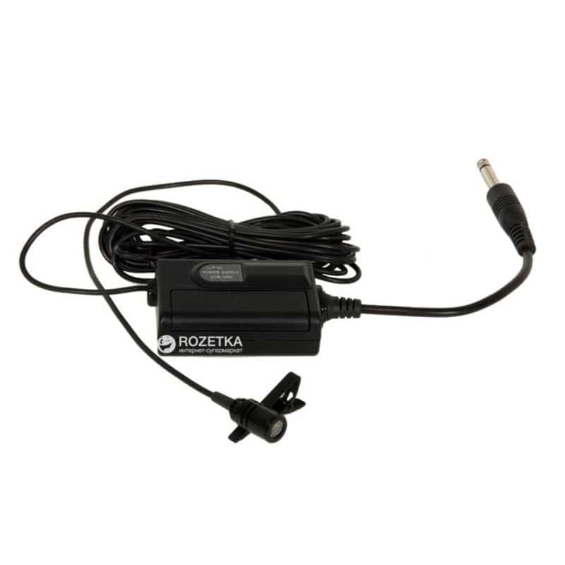 microfon-lavaliera-cu-fir Microfon lavaliera cu fir si baterie ECM1000