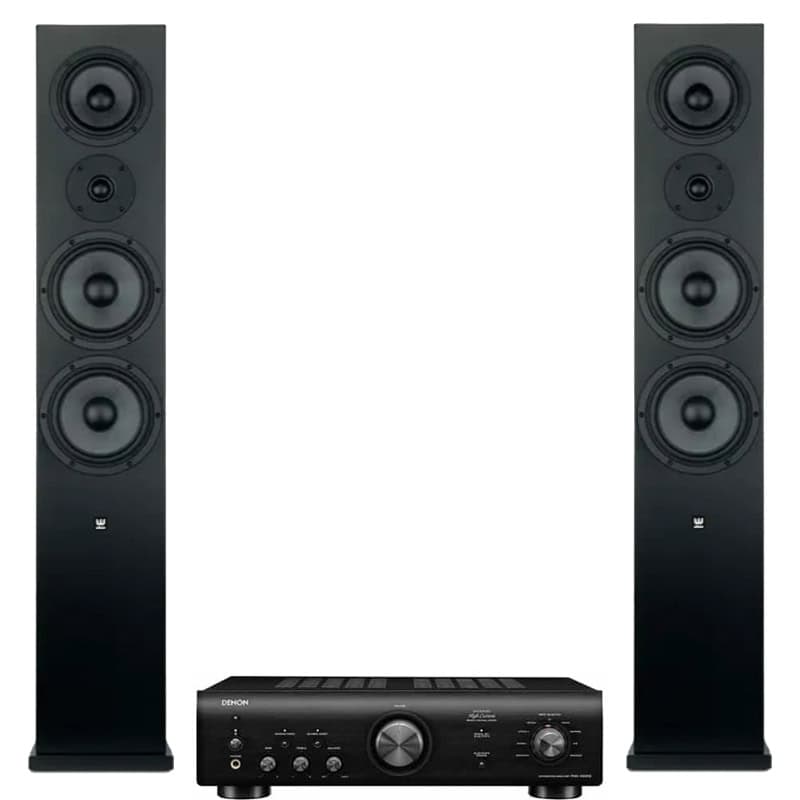 sistem-amplificator-denon-cu-boxe Boxe coloana 3 cai Wilson Seven