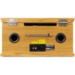 Pick-up retro cu radio, Bluetooth/CD/DAB+/FM/USB, maro deschis, Memphis - imagine 8