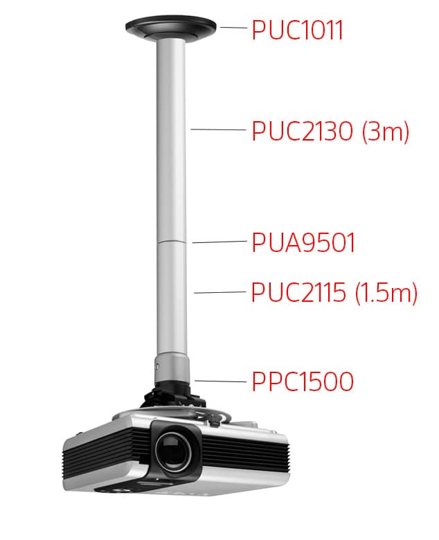 suport-videoproiector-x45-vogels Suport pentru videoproiector tavan Vogels X45 Professional