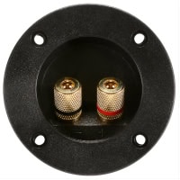 Panou conectori boxe 2 contacte Rotund