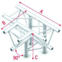 Imbinare Schela lumini Milos Pro-30 Triunghi G Truss - T-Cross