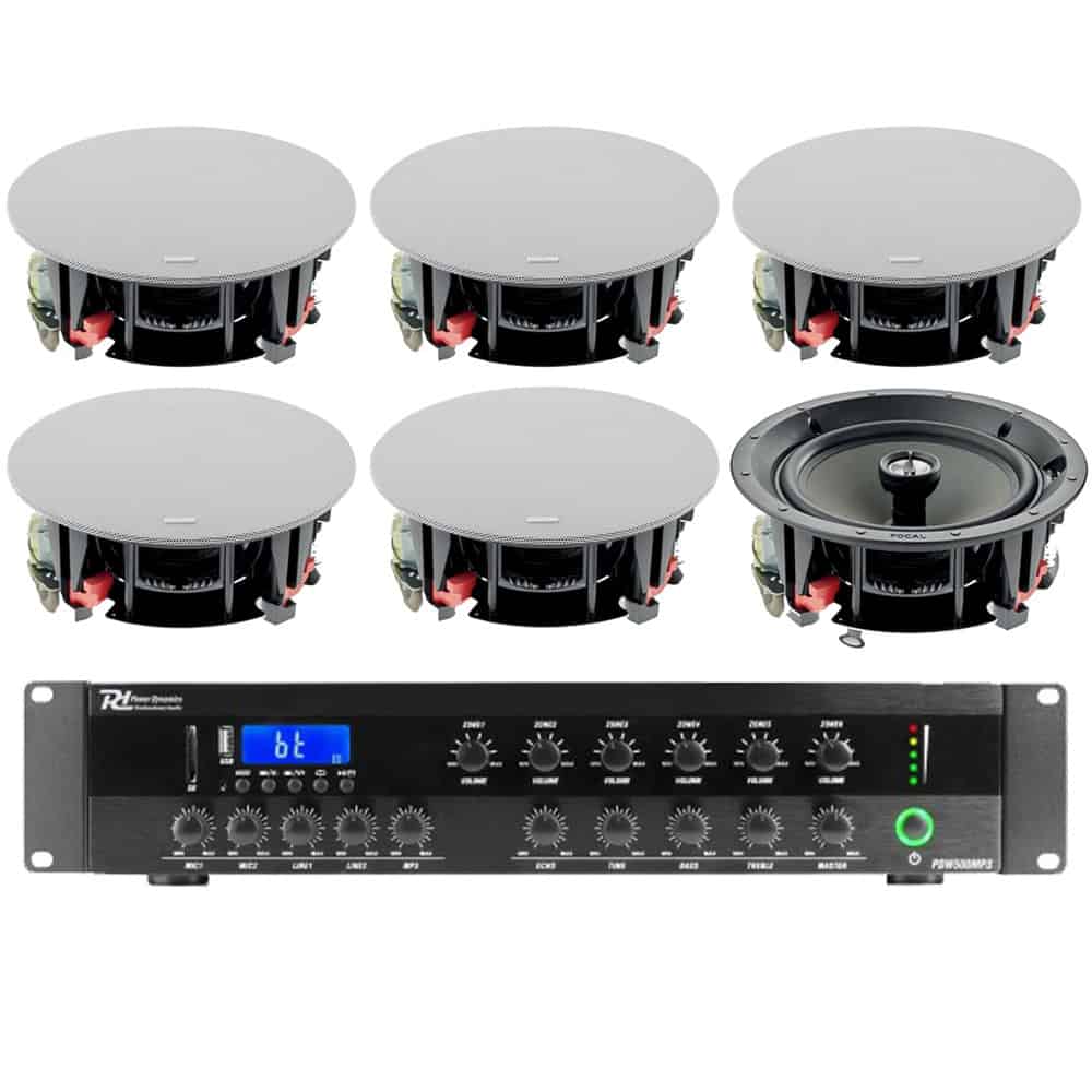 sisten-tavan-100v-focal Sistem incastrabil Focal ceiling speaker systems best restaurants