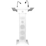 Pupitru conferinta alb BST AMC73 2