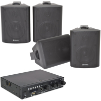 Set sonorizare ambientala receiver cu 4 boxe aplicate Ambient 10