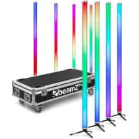 Set lumini Dj 8 tuburi cu LED RGBW, DMX, BeamZ