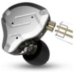 Casti monitorizare In-Ear KZ Acoustics ZS10 PRO Silver 2