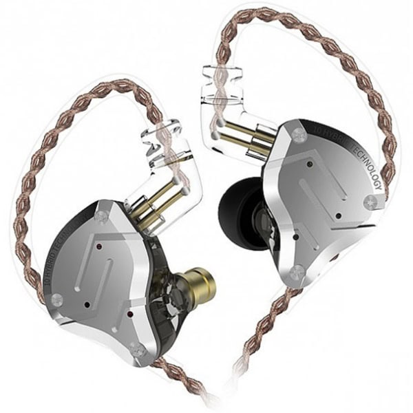 kz-acoustic Casti monitorizare In-Ear KZ Acoustics ZS10 PRO Silver