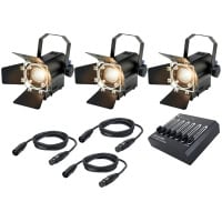 Set lumini studio LED Fresnel Bundle 1