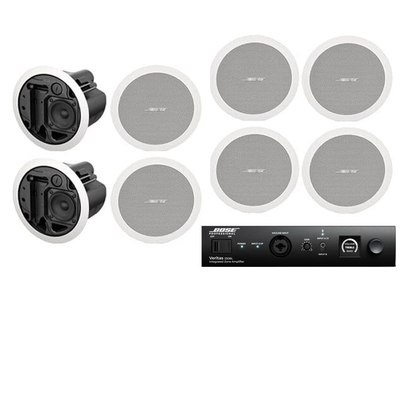 sistem-audio-ambiental-bose-8-boxe Sistem audio ambiental Bose Freespace FS2C-Veritas250